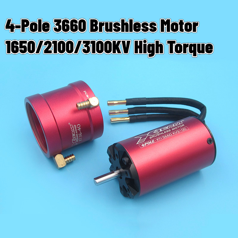Rc Boat Water Cooling Jacket Motor - 4-poliger bürstenloser 3660-Motor kv1650/2100/3100 Wasser kühl