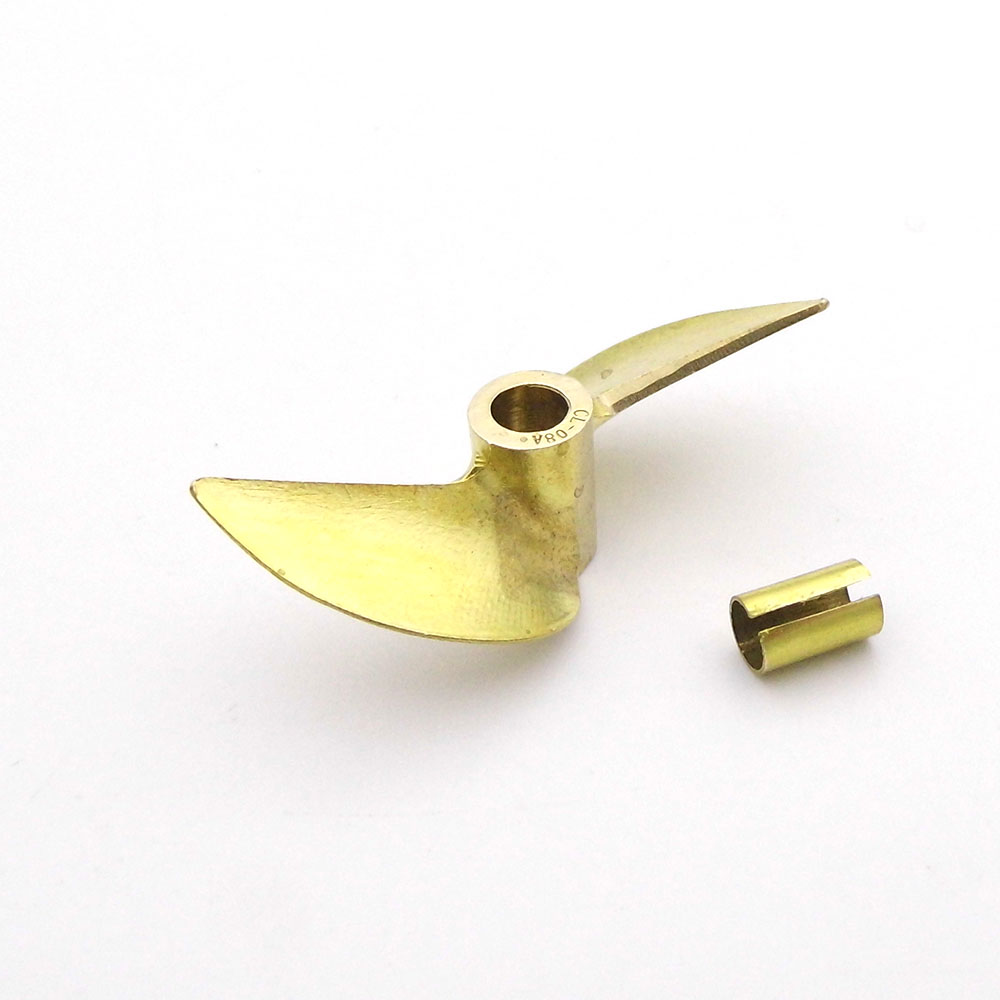 Rc Boat Metal Propeller Copper 3 Blade - 1PC Kleine 2-blätter 42mm 48mm Kupfer