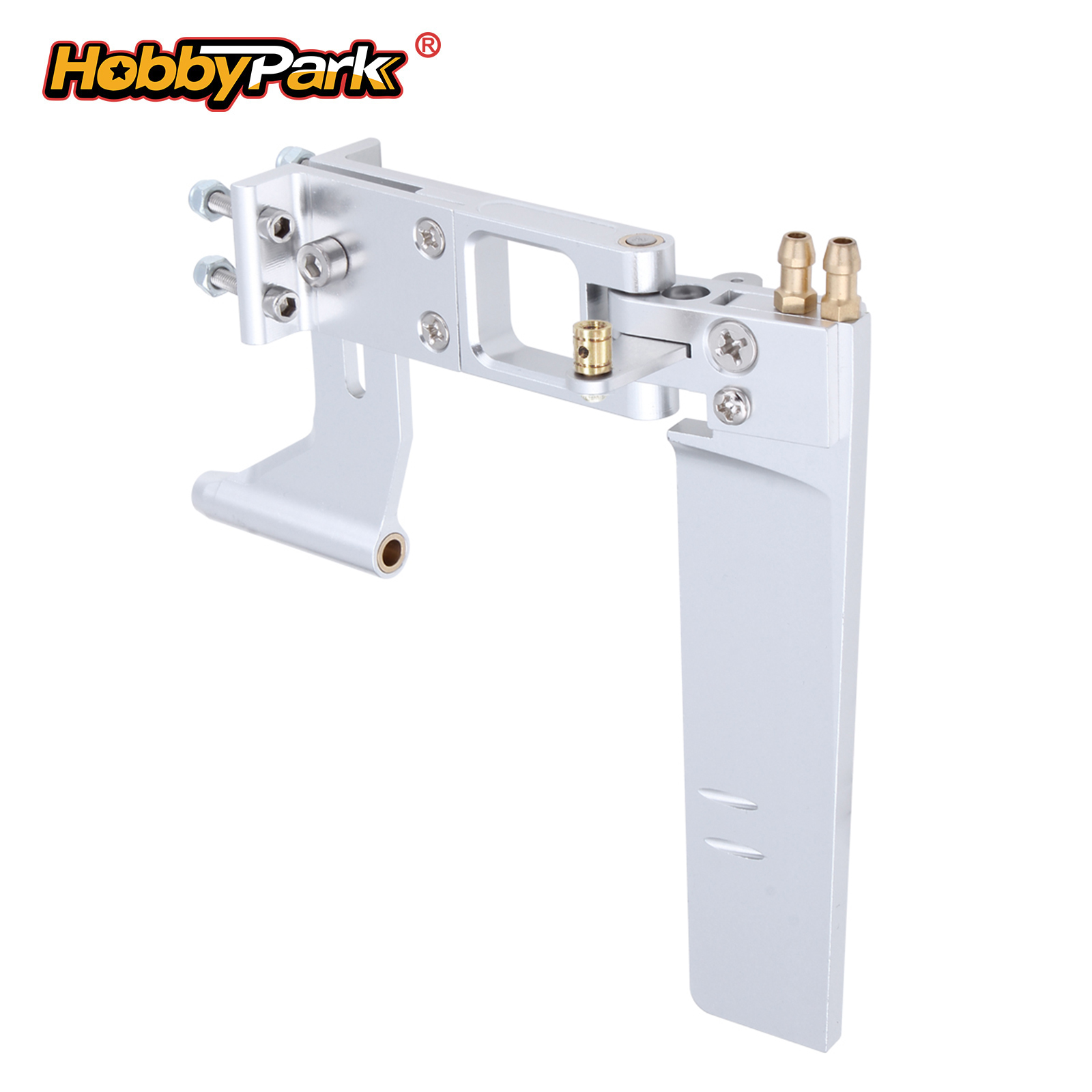 Rc Boat Rudder Aluminum Water Pickup - HobbyPark Upgrade RC-Boot-Ruder 110mm Aluminium mit
