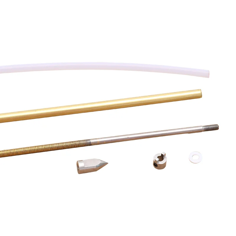 Rc Boat Flex Shaft Drive Cable 4Mm - 4-mm-Antriebswelle, flexibles Kabel, Propeller, Kupfer-/Kunststoffrohr, Dog-Mutter,
