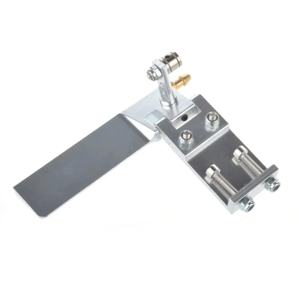 Rc Boat Rudder Aluminum Water Pickup - 75mm Aluminium RC-Boot Wasserabsorbierendes Lenkruder mit