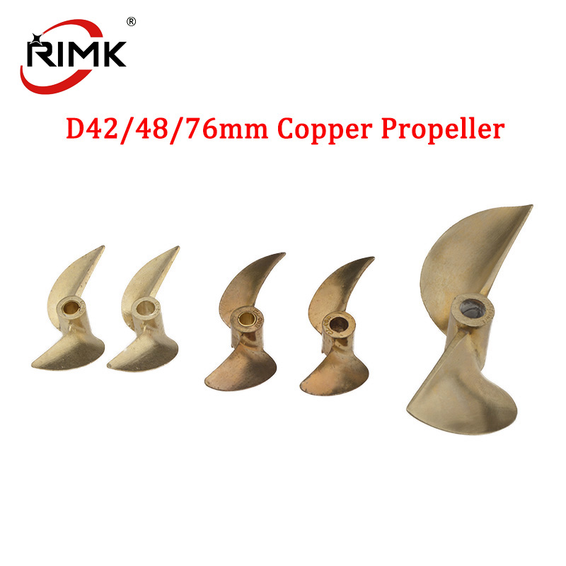 Rc Boat Metal Propeller Copper 3 Blade - 1pc RC Boot Kupfer Propeller 2