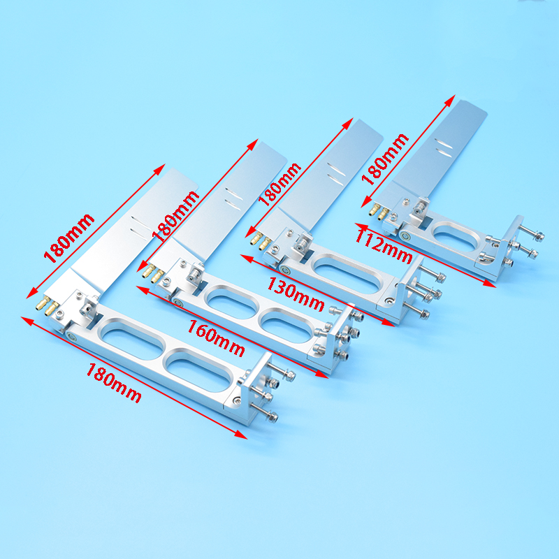 Rc Boat Rudder Aluminum Water Pickup - CNC-Aluminium-Lenkgestänge 112x180/130x180/160x180/180x180 mm mit doppelter Wassereinlassöffnung