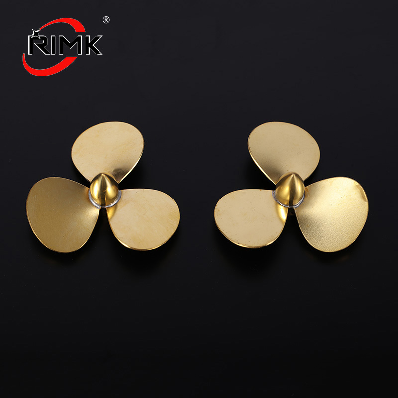 Rc Boat Metal Propeller Copper 3 Blade - 1pc Kupfer 3-Blatt Propeller Φ2mm/M3/M4 Mini