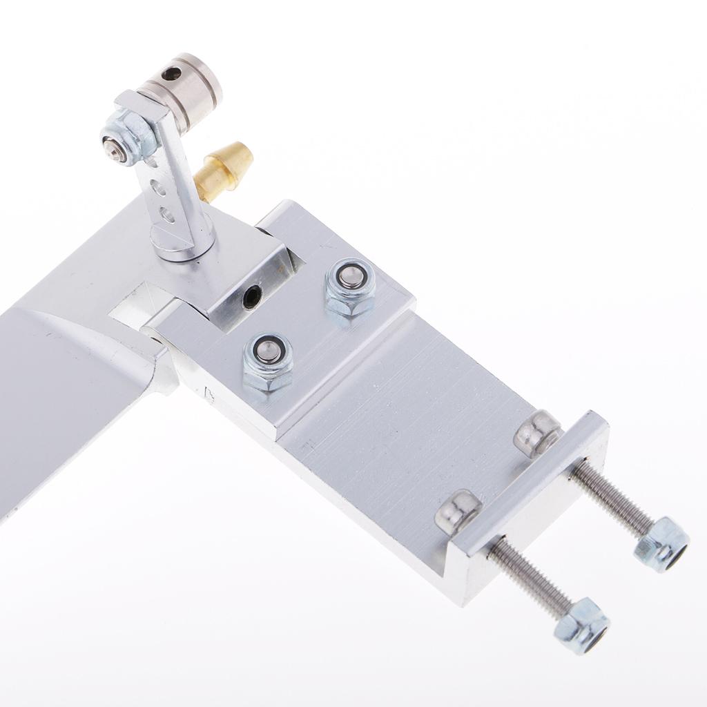 Rc Boat Rudder Aluminum Water Pickup - Ferngesteuerte RC-Boot-Teile 95mm Aluminium-Legierungs-Ruder mit Wassersaugfunktion