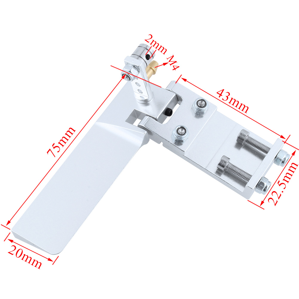 HobbyPark Aluminium 75mm / 95m – Rc Boat Rudder Aluminum Water Pickup Bewertung und Preis