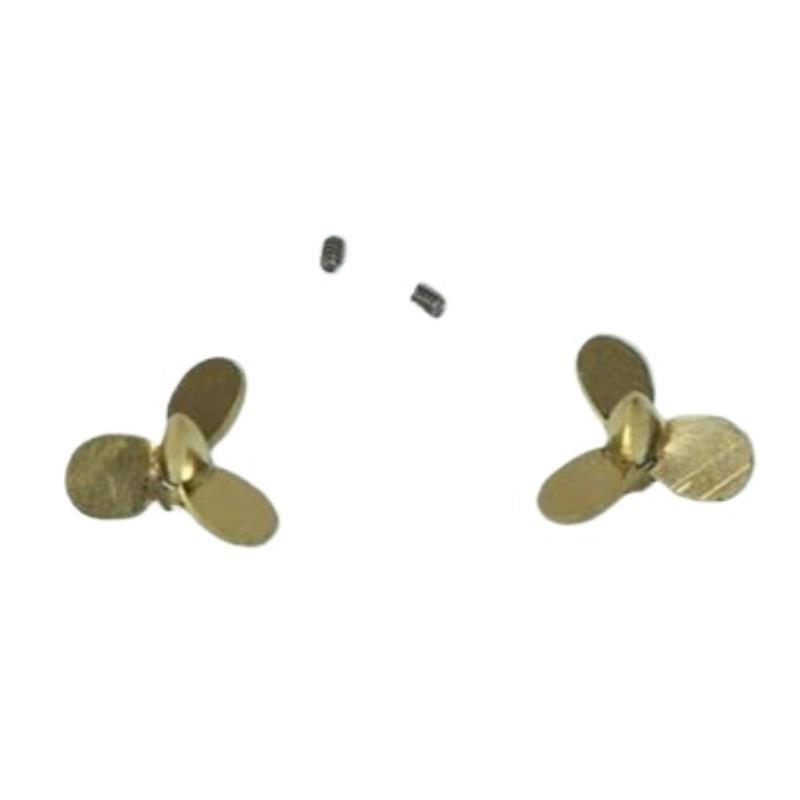11mm 3-Blatt-Kupferpropeller-S – Rc Boat Metal Propeller Copper 3 Blade Bewertung und Preis