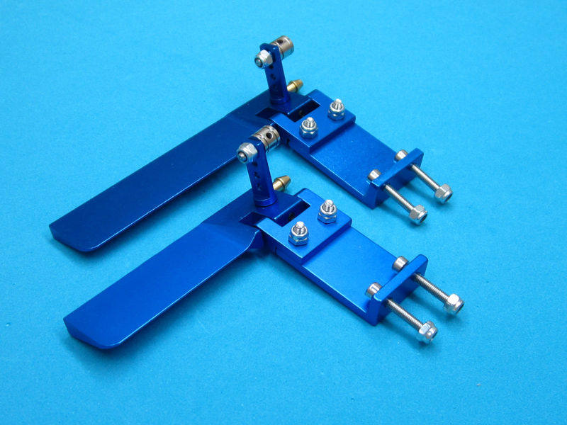 Blauer 75mm 95mm CNC Aluminium – Rc Boat Rudder Aluminum Water Pickup Bewertung und Preis