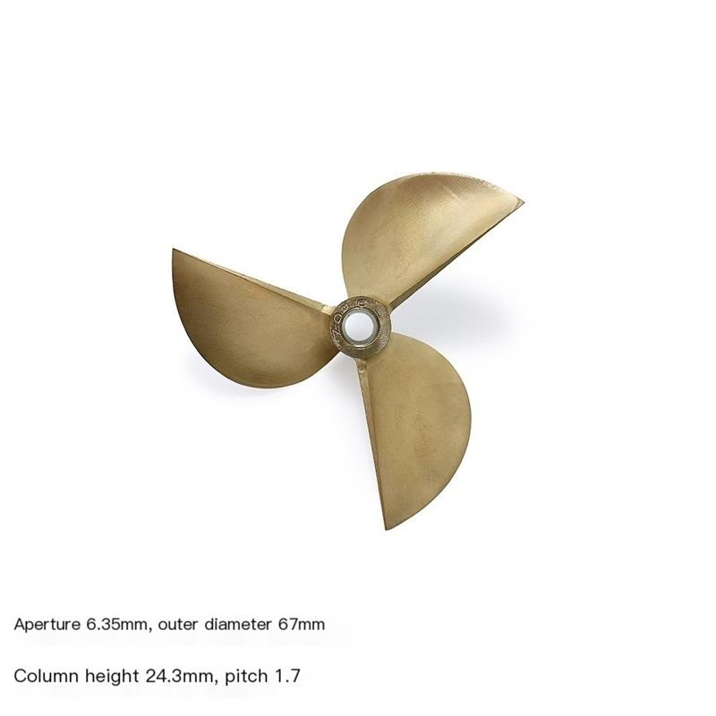 RC-Boot CNC-Kupferpropeller 3- – Rc Boat Metal Propeller Copper 3 Blade Bewertung und Preis