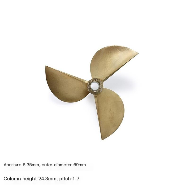 RC-Boot CNC-Kupferpropeller 3- – Rc Boat Metal Propeller Copper 3 Blade Bewertung und Preis