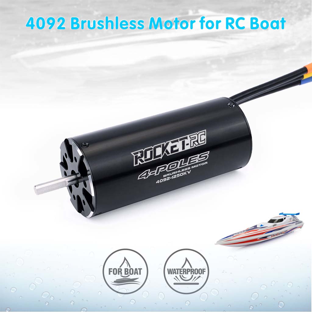 Rocket-RC 4092 1250KV 1520KV W – Rc Boat Water Cooling Jacket Motor Bewertung und Preis