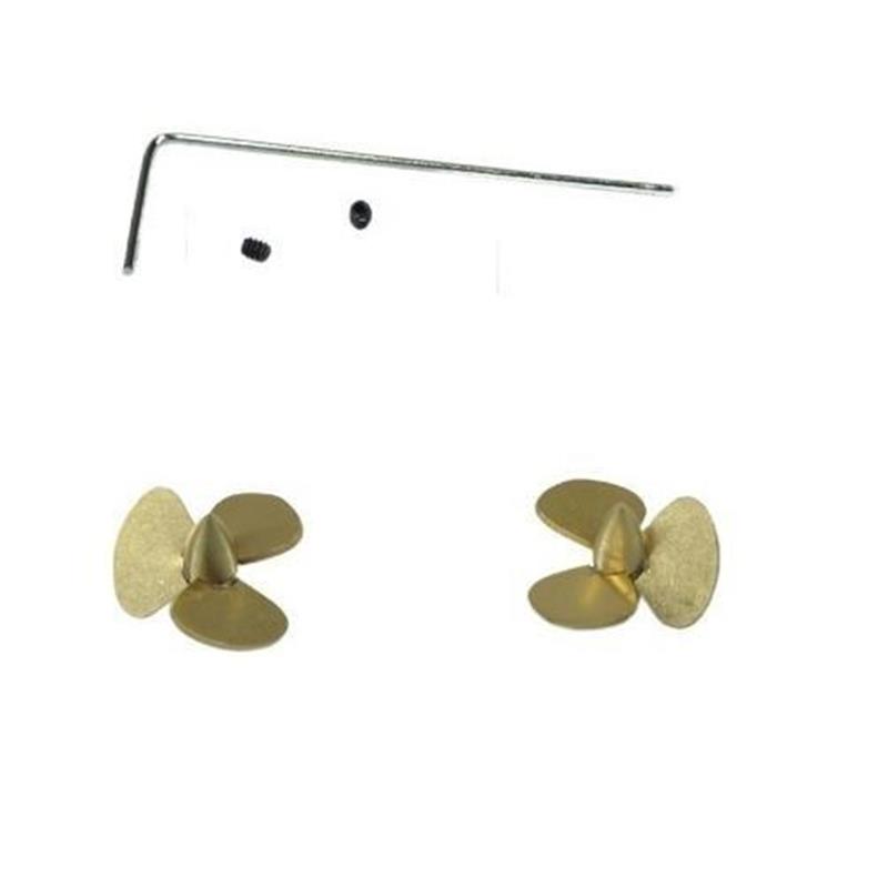 12,4mm 3-Blatt-Kupferpropeller – Rc Boat Metal Propeller Copper 3 Blade Bewertung und Preis