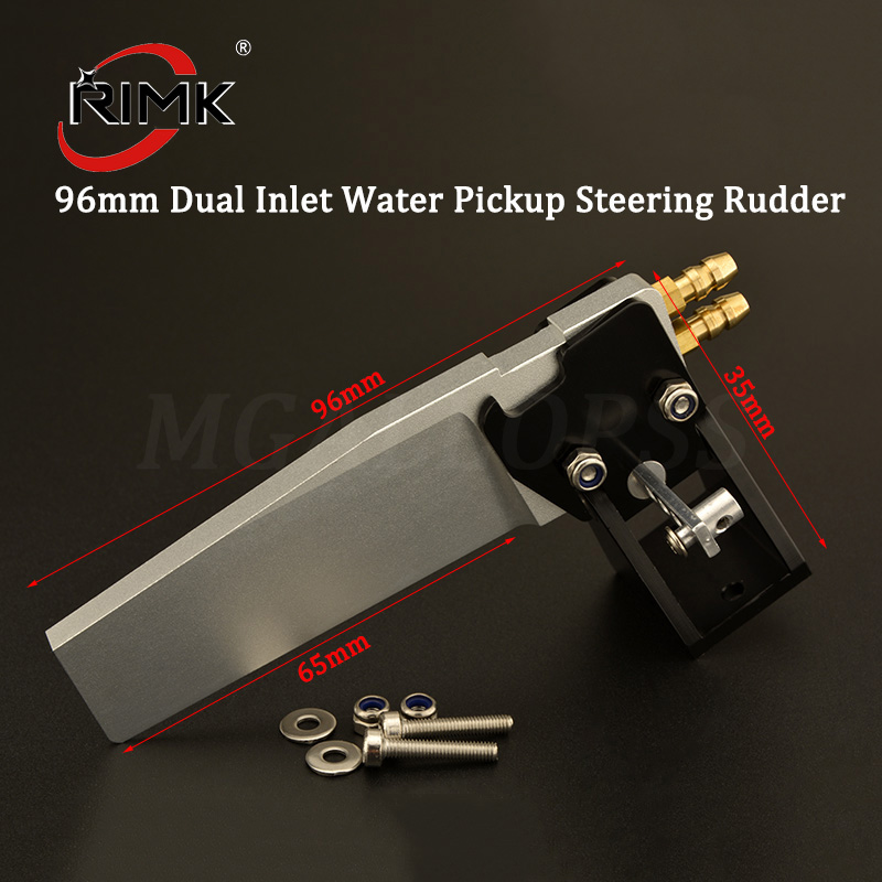 1pc Aluminium 53x96mm Doppel e – Rc Boat Rudder Aluminum Water Pickup Bewertung und Preis