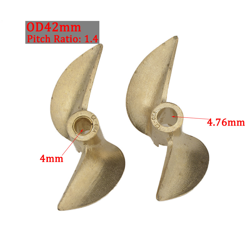 1pc RC Boot Kupfer Propeller 2 – Rc Boat Metal Propeller Copper 3 Blade Bewertung und Preis
