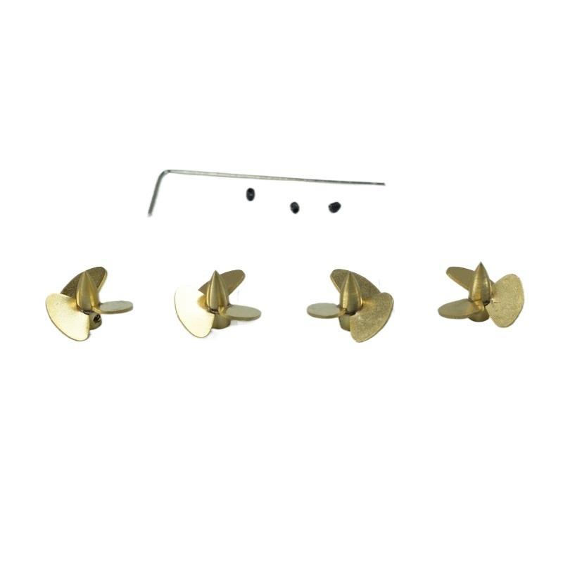 12,4mm 3-Blatt-Kupferpropeller – Rc Boat Metal Propeller Copper 3 Blade Bewertung und Preis