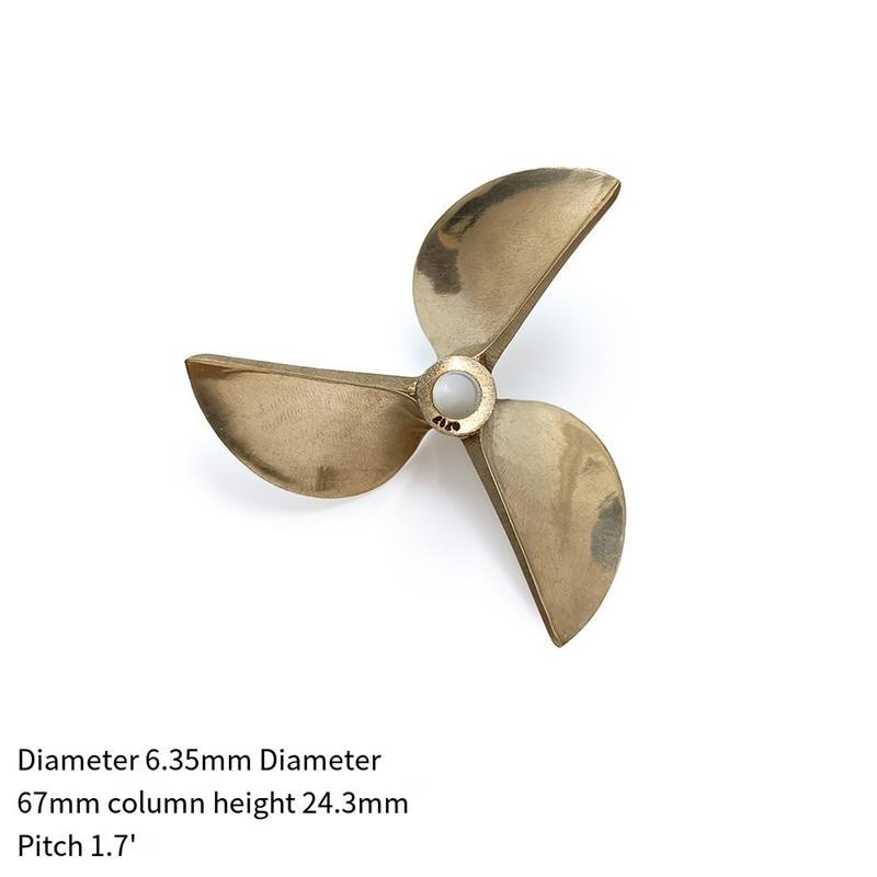 RC-Boot Kupferpropeller 3-Blat – Rc Boat Metal Propeller Copper 3 Blade Bewertung und Preis