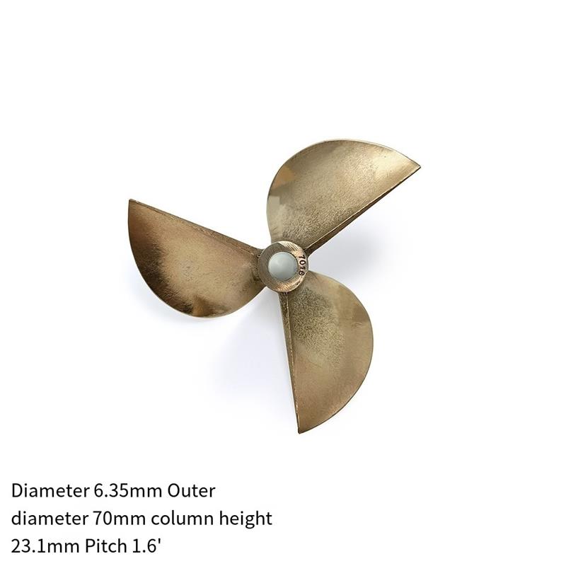 RC-Boot Kupferpropeller 3-Blat – Rc Boat Metal Propeller Copper 3 Blade Bewertung und Preis