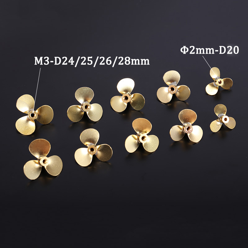 1pc Kupfer 3-Blatt Propeller Φ – Rc Boat Metal Propeller Copper 3 Blade Bewertung und Preis