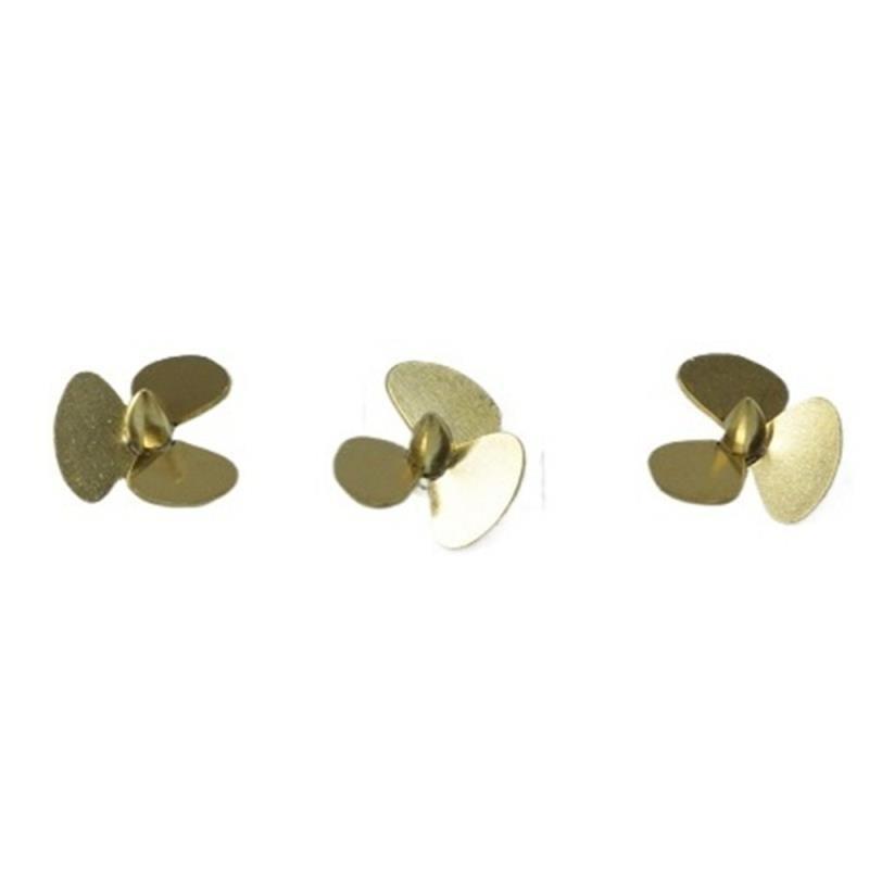 11mm 3-Blatt-Kupferpropeller-S – Rc Boat Metal Propeller Copper 3 Blade Bewertung und Preis