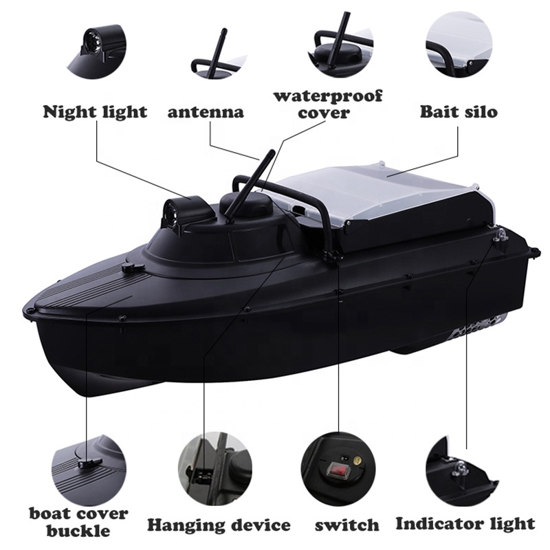 Deutsch Lagerung JABO2BG 20A*2 – Rc Bait Boat Gps Autopilot Fish Finder Bewertung und Preis