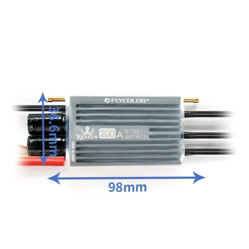 FLYCOLOR KRAKEN High Voltage E – Brushless Esc Waterproof 120A Marine Bewertung und Preis