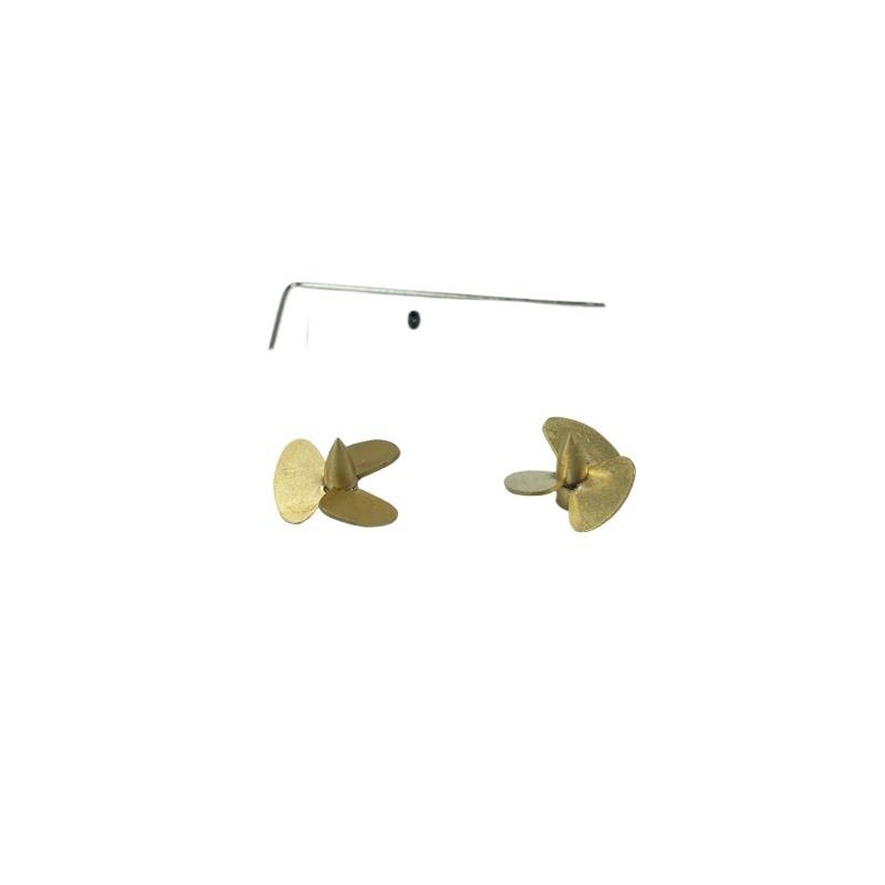13,5mm 3-Blatt-Kupferpropeller – Rc Boat Metal Propeller Copper 3 Blade Bewertung und Preis