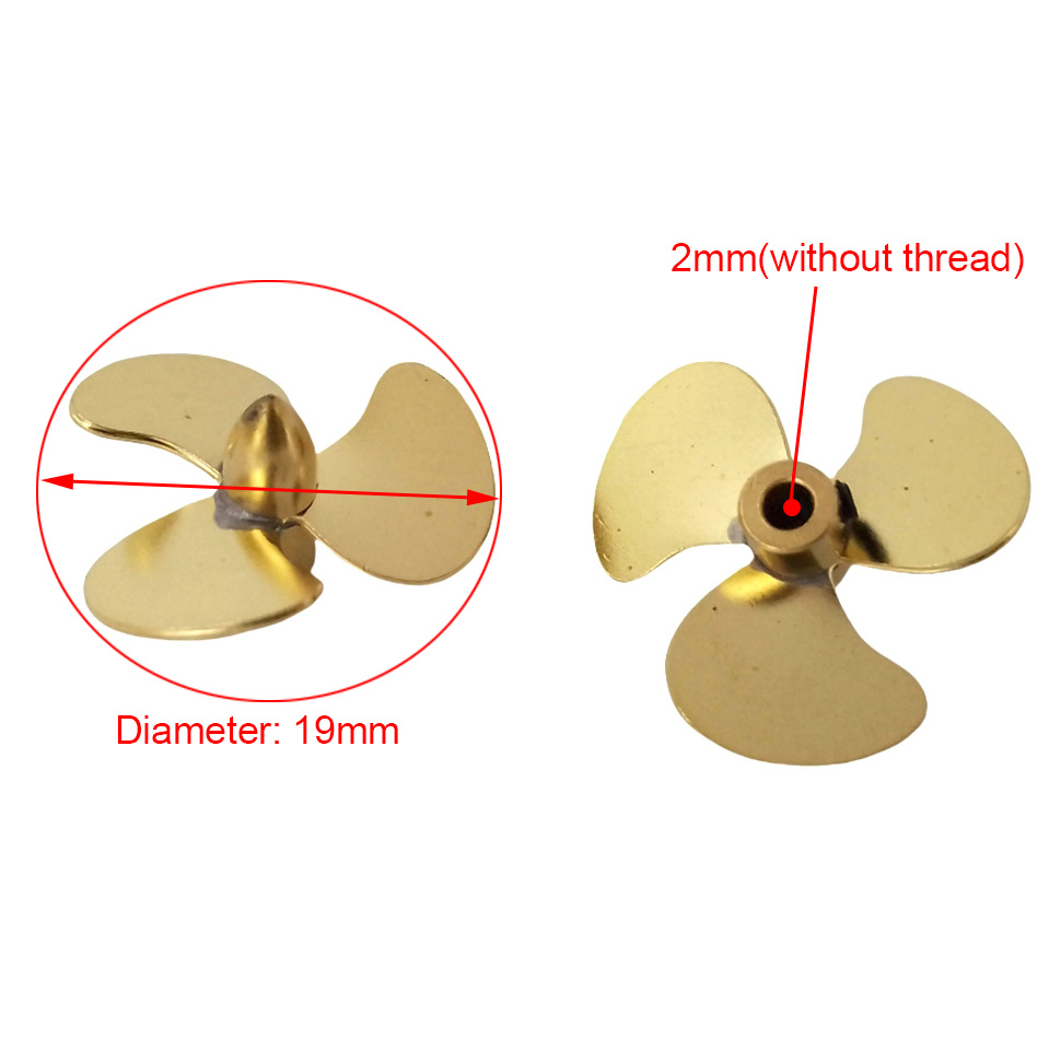 RC Boot Propeller 2mm 19mm Kup – Rc Boat Metal Propeller Copper 3 Blade Bewertung und Preis