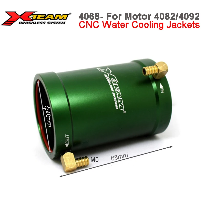 X-Team 40 mm x 68 mm CNC-Wasse – Rc Boat Water Cooling Jacket Motor Bewertung und Preis