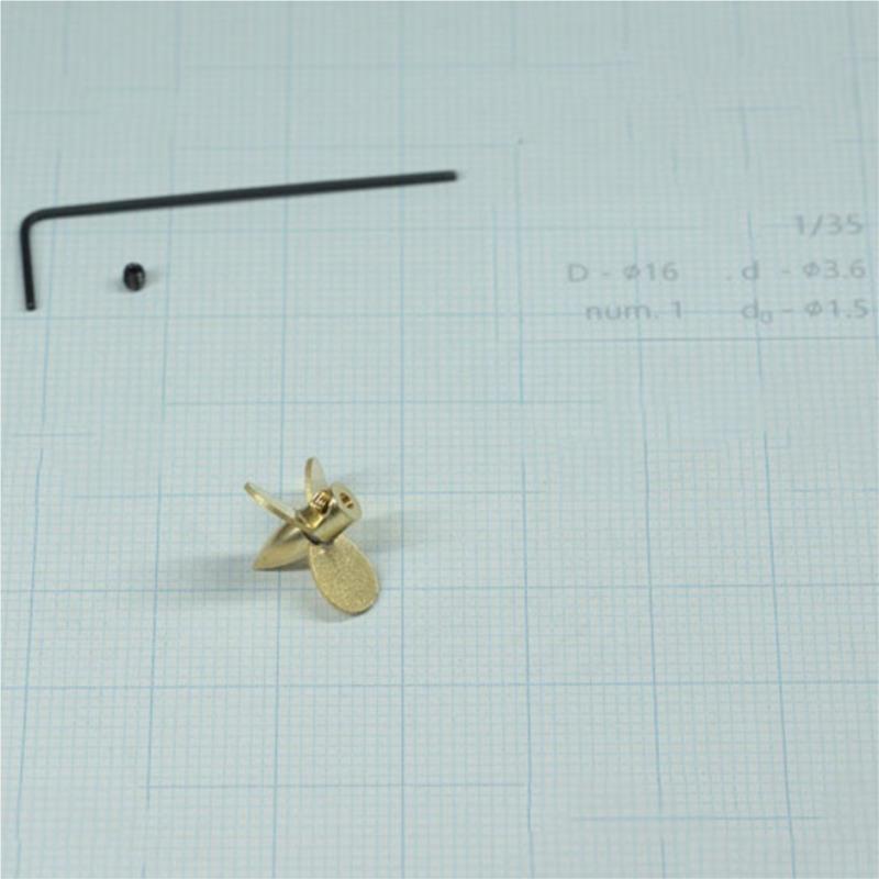 16mm 3-Blatt-Kupferpropeller f – Rc Boat Metal Propeller Copper 3 Blade Bewertung und Preis