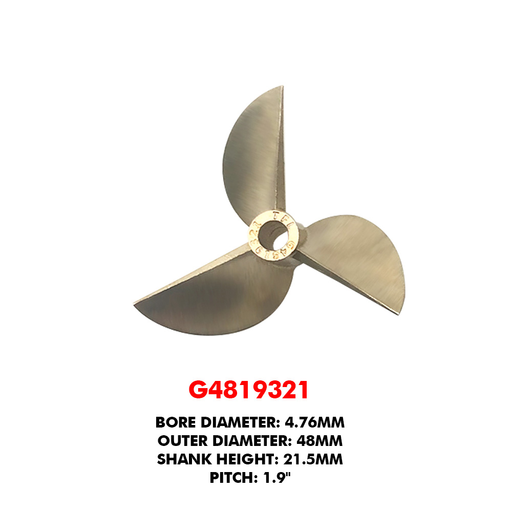 TFL 3 Blätter 48 mm hochpräzis – Rc Boat Metal Propeller Copper 3 Blade Bewertung und Preis