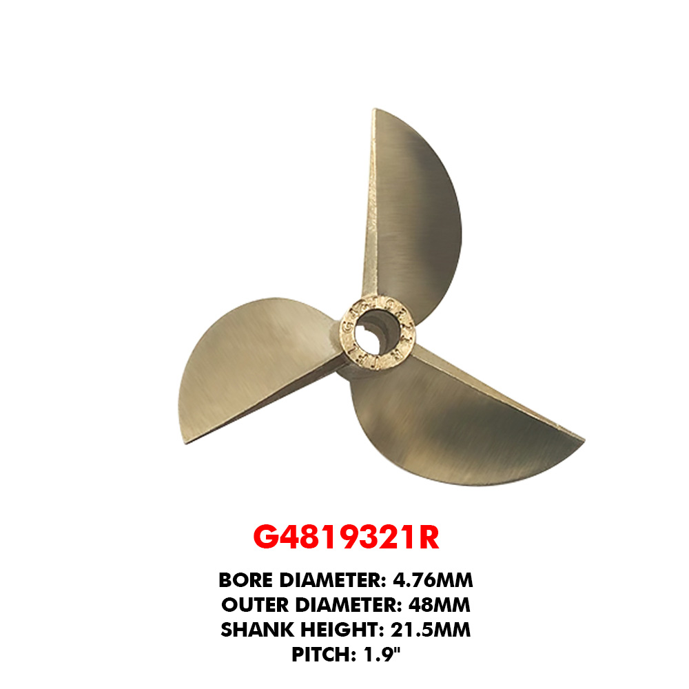 TFL 3 Blätter 48 mm hochpräzis – Rc Boat Metal Propeller Copper 3 Blade Bewertung und Preis